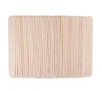 50Pcs/Box Disposable Wooden Epilation Depilatory Wax Applicator Stick Spatula Hair Removal Tool, Wax Applicator Stick for Hair Removal with Smooth and Beautiful Package, 15cm