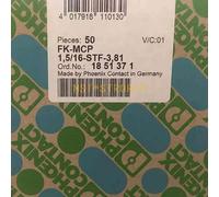 50PCS/Box New FK-MCP1.5/16-STF-3.81 Printed Circuit Board Connector 1851371