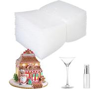 50Pcs Bubble Bag, 8”x12” Bubble Pouches wrap for Shipping, Double Wall Cushioning for Packing, Moving and Storage Fragile China Dishes Electronic Item