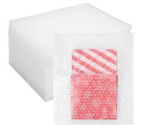 50Pcs Bubble Out Bags Pouches 10"x 12" Bubble Pouches Cushioning Packaging Bags, Double Walled Cushioning Bags Thickening Shockproof Foam Bags for Moving, Shipping, and Storage