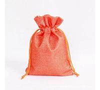 50pcs Burlap Jute Gift Bags Jewelry Packaging Bags Christmas Wedding Party Candy Chocolate Pouches