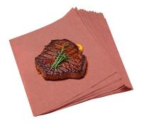 50PCS Butcher Paper Sheets for Sublimation 12 x 12inch Peach Disposable Precut Square Butcher Paper for Wrapping Smoking Meats Heat Press BBQ