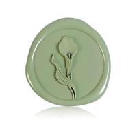 50Pcs Calla Lily Wax Seal Stickers, Self-Adhesive Wedding Invitation Envelope Seal Stickers, Perfect for Invitation, Christmas, Gift Wrapping, Scrapbooking (Sage Green)
