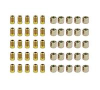 50Pcs Car Brake Pipe Fittings Female Male Adapter Metal Connector for 3/16" Tube Car Accessories Brake Parts