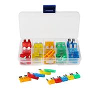 50Pcs Car Fuse Auto Standard Mini 5A 10A 15A 20A 30A Blade Fuse Kit Motorcycle Boat Truck Automotive Blade Fuse Set Protected circuits