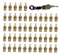 50pcs Carp Fishing Micro Tulip Bead Soft Rubber Bead for Helicopter Rigs Tackle Accessories Carp Method Feeder Tool