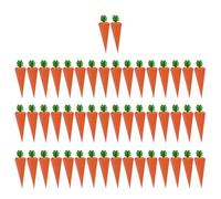 50PCS Carrot Candy Boxes Theme Gift Paper Box Paper Texture For Snacks And Treat Halloween