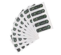 50pcs Cartoon Glow in Dark Adhesive Bandages for Scrapes, PE | Star Themed Patterns, Home Use for Nighttime Care, Emotional Comfort, Reduces Fear of Darkness