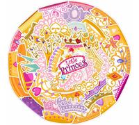 50Pcs Cartoon Princess Crown Stickers, Waterproof Vinyl for Water Bottles,Laptops,Phones,Scrapbooking,Journaling,Mug Decals-Perfect Party Favors