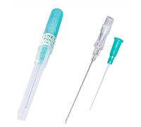 50pcs Catheter Piercing Needles 18g Piercing Hollow Needles IV Needles With Catheter Body Piercings Kit For Ear Nose Lip Tongue Belly Navel Nipple Disposable Sterile Tattoo Tool (18G/1mm)