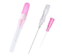 50pcs Catheter Piercing Needles 20g Piercing Hollow Needles IV Needles With Catheter Body Piercings Kit For Ear Nose Lip Tongue Belly Navel Nipple Disposable Sterile Stainless Steel Tattoo Tool