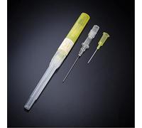 50pcs Catheter Piercing Needles 24g Piercing Hollow Needles IV Needles With Catheter Body Piercings Kit For Ear Nose Lip Tongue Belly Navel Nipple Disposable Sterile Stainless Steel Tattoo Tool