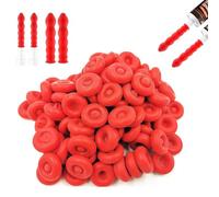 50Pcs Caulk Cap for Seal Caulking Tubes,Universal Fit Caulk Tube Latex Sealing Caps,Nozzle Protective Cover Hardware Adhesives Sealers, Covers Tube Caps for Sealing and Preserving