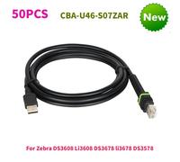 50PCS CBA-U46-S07ZAR USB Data Transfer Cable For Zebra DS3608 Li3608 DS3578