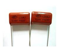 50pcs CBB 334 630V 334J CBB21 0.33uF 330nF P20 Metallized Polypropylene Film Capacitor