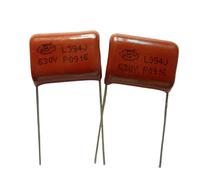 50pcs CBB 394 630V 394J CBB21 0.39uF 390nF P20 Metallized Polypropylene Film Capacitor IDGTTLDF