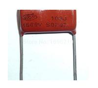 50pcs CBB Capacitor 103 1600V 103J 1.6KV 0.01uF 10nF P24 CBB81 Metallized Polypropylene Film Capacitor Component