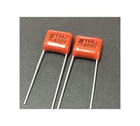 50pcs CBB Capacitor 104 400V 104J 0.1uF 100nF P10 CL21 Metallized Polypropylene Film Capacitor Control circuit