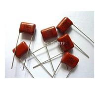 50pcs CBB Capacitor 105 100V 105J 1uF 1000nF P10 CL21 Metallized Polypropylene Film Capacitor Electronic Accessories