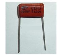 50pcs CBB capacitor 331 2000V 331J 2KV 330pF 0.33nF P15 CBB81 Metallized Polypropylene Film Capacitor IDGTTLDF