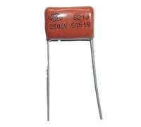 50pcs CBB capacitor 621 2000V 621J 2KV 620pF 0.62nF P15 CBB81 Metallized Polypropylene Film Capacitor EKFBQBGW
