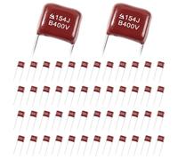 50pcs CBB Metallized Polyester Film Capacitors 154(0.15uf) 400V