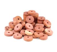 50pcs Cedar Rings, Cedar Chip Wood Block Redolent Cedar Moth for Wardrobes Accessories for Clothes Storage Houses Closet Hanger and Drawer