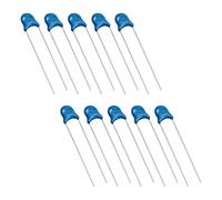 50Pcs Ceramic Capacitor Kit 1KV 1000PF Disc Capacitors for DIY Electronic Circuit, Blue Component
