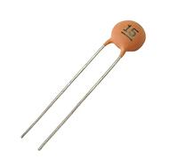 50Pcs Ceramic Capacitor Kit 50V 15PF Disc Capacitors for DIY Electronic Circuit, Random Color Component