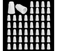 50pcs Ceramic Wire Connectors, High Temperature Insulated Porcelain Twist Caps & Ceramic Nuts for Electric Electrical Heating System Repairs Withstands Up to 1000°F/538°C (Small Size)
