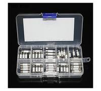 50pcs Ceramics Fuses Kit 5mm x 20mm 0.25A 0.5A 1A 2A 3A 5A 8A 10A 15A 20A 250V Fuse 5 * 20 Protective Insurance Tube Set