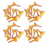 50pcs Chicken Collection Cups for Breeding Use Brown Plastic | Quick to Use, Safe Handling, Not Easy to Deform, Suitable for Homes and Breeding Tasks