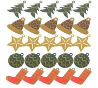 50pcs Christmas Greeting Cards Paper Gift Tags for Friends and Lovers