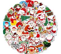 50pcs-Christmas Temporary Tattoos for Kids - Christmas Stocking Fillers, Festive Gift Wrapping Stickers with Fun Holiday Designs, Safe Non-Toxic Temporary Tattoos for Children’s Xmas Party Favors