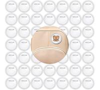 50pcs Clear Button Pins, ZODKSNO 25mm Transparent Acrylic Button Badges Round Pin Badges for DIY Crafts