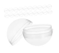 50pcs Clear Plastic Round Capsules Empty Vending Machine Balls for Party Favors Candy Containers and Claw Machines Fun Surprise Elements for Adults