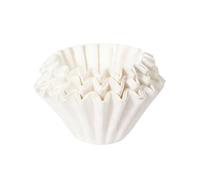 50PCS Coffee Filters Paper Drip Cups Bowl Shape Hand Brew Coffee Wood Pulp Filter Drip Paper Ripple Type Origami Cake Bowl Type(155)