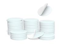 50PCS Coin Cards NFC Tags, Blank NTAG215 NFC Cards Rewitable NFC Chip 25mm/1inch Round 215 Cards with Adhesive Back Compatible with TagMo and Amiibo and NFC Enabled Mobile Phones and Devices