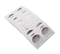 50pcs Coin Collection Cardboards 12-Specifications Coins Holders Flips Coin Storage Cardboards Coins Storage Holder Boxes Coin Protection for Collectors Currency Display Protection Covers(40mm)