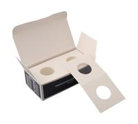 50pcs Coin Collection Cardboards 12-Specifications Coins Holders Flips Coin Storage Cardboards Coins Storage Holder Boxes Coin Protection for Collectors Currency Display Protection Covers(23mm)