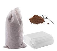 50PCS Cold Brew Coffee Filter Bags, 6x10 Inches No Mess Disposable Cold Brew Filters with Drawstring for Cold Brew Coffee or Tea