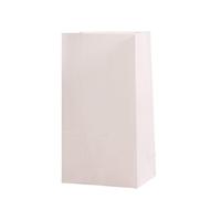 50Pcs Colored Kraft Paper Bags Packing Square Bottom Bags Wedding Candy Flat Pocket Red Paper Bag 24x13x8cm for Birthday Wedding Sweets(Pink2)