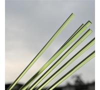50pcs Colorful Acrylic Round Rods, Dia 3mm Acrylic Rods Colored Pegs For DIY Model Crafts, Cake Pop Sticks Acrylic(Green,3x250mm)
