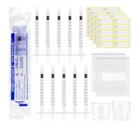 50PCS Colostrum Collection Kit 1ml Colostrum Syringes with Protective Cap