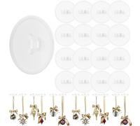 50pcs Command Clear Self-Adhesive Heavy Duty Wall Hooks Without Drilling - Stick On Hooks for Kitchen, Bathroom, Wall, Door, Ceiling to Hang