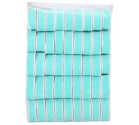 50pcs Compact Double Sided Nails Shapers Green Heart Emery Manicure Essential for Home Or Salon Manicurist Supplies