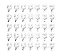 50Pcs Convenient Curtain Rail Track Pulley Plastic Twin Wheeled Curtain Track Useful Silent Curtain Track Rollers for Windows Shower Curtain Track Gliders