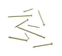 50pcs Copper Plated Iron Nail Rod Dia 1/1.2/1.5/1.8mm Round Head Screw Small Tiny Nails Model Making Hardware Connection Fastener(1.2x15mm)