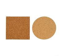 50pcs Cork Pads 2mm Thick 10x10cm Square Shape(Square)