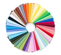 50PCS Cotton Fabric Multicolor Fat Quarters Fabric Bundles Precut Squares 20x20cm for Sewing Quilting DIY